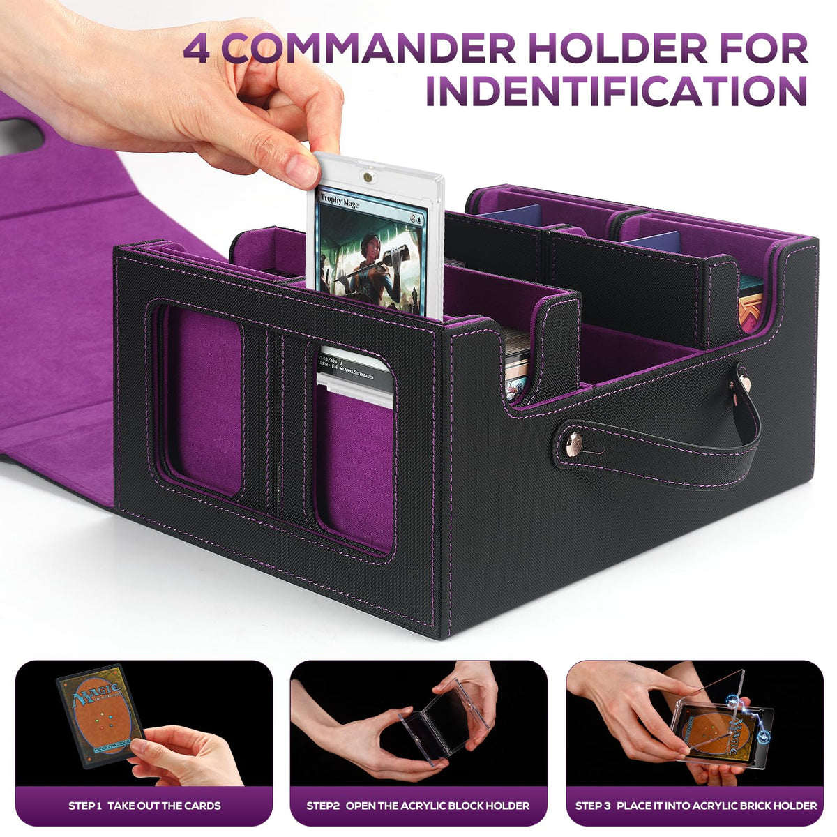 STTRBOX side-window design allows quick identification of each set
