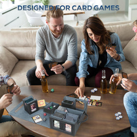 STTRBOX MTG storage box anti-collapse supports keep decks upright for stability.