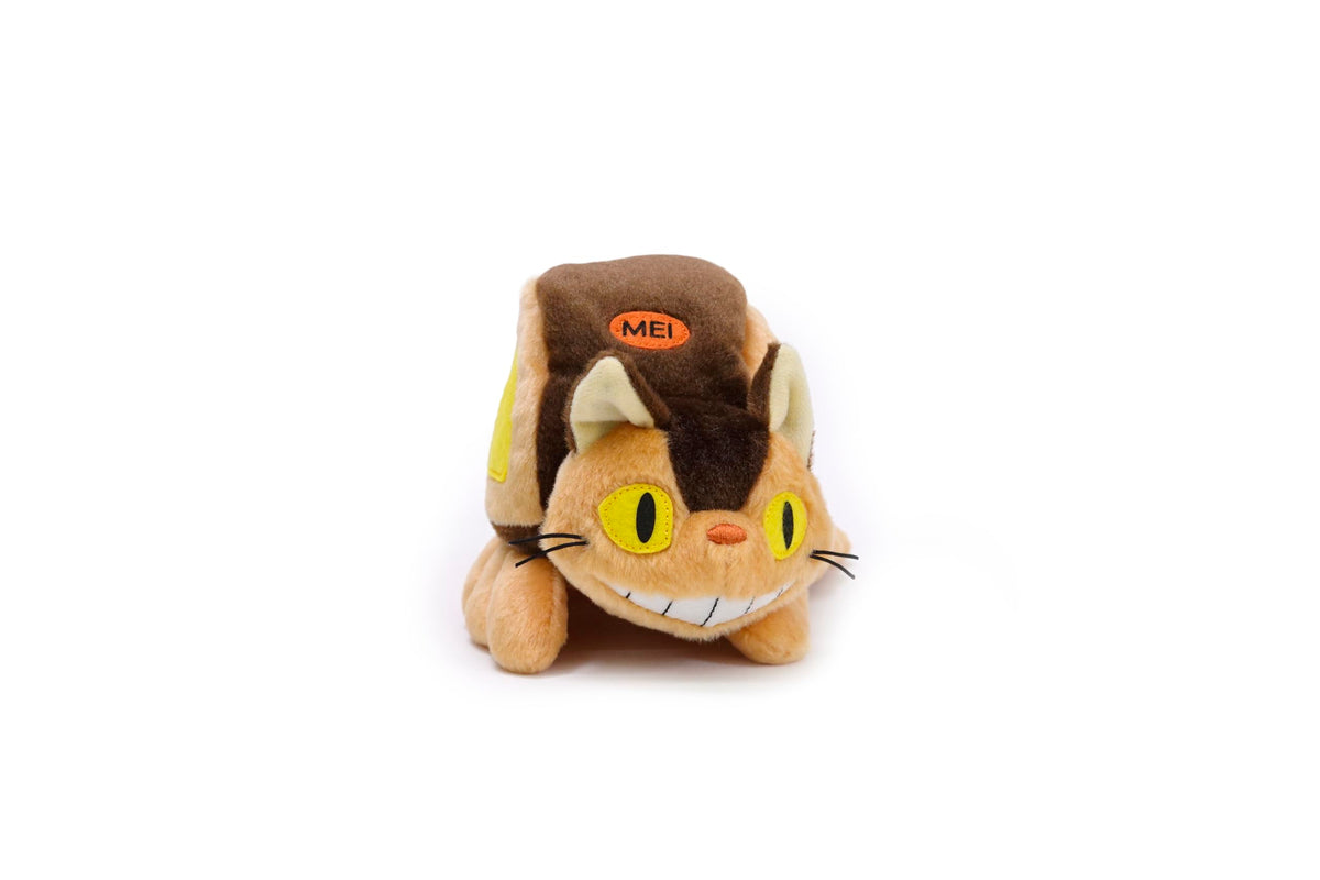 Studio Ghibli Catbus House plush front view for cozy display