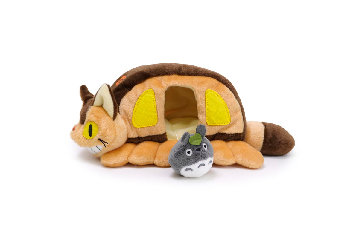 Studio Ghibli Catbus House with Totoro attached for interactive play