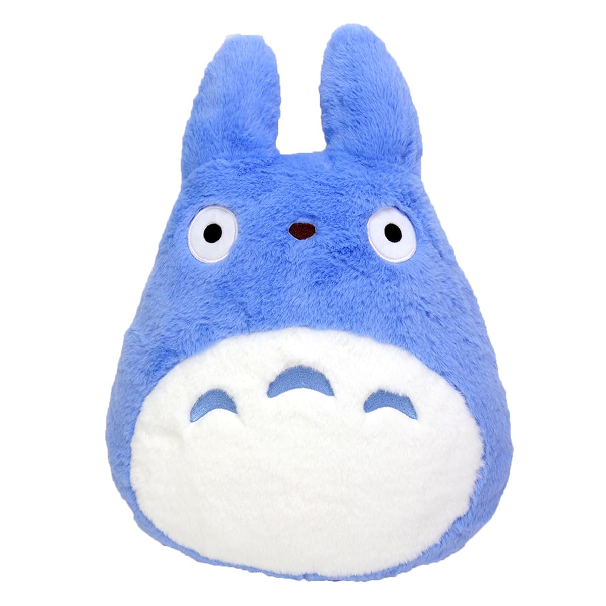 Studio Ghibli Totoro Nakayaoshi blue plush flat cushion for cozy decor