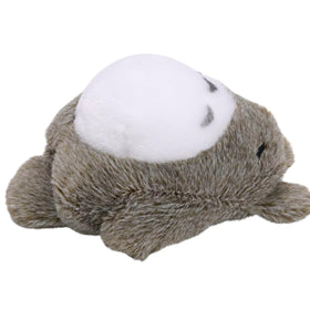Officially licensed Studio Ghibli Totoro beanbag with Bandai Namco label.