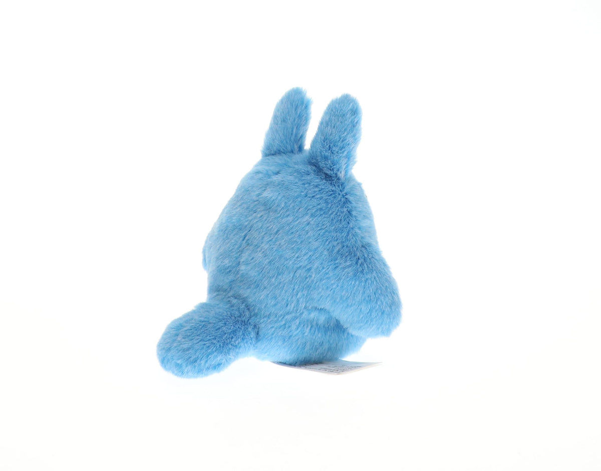 Studio Ghibli Totoro blue beanbag packaging, Bandai Namco warning label shown.