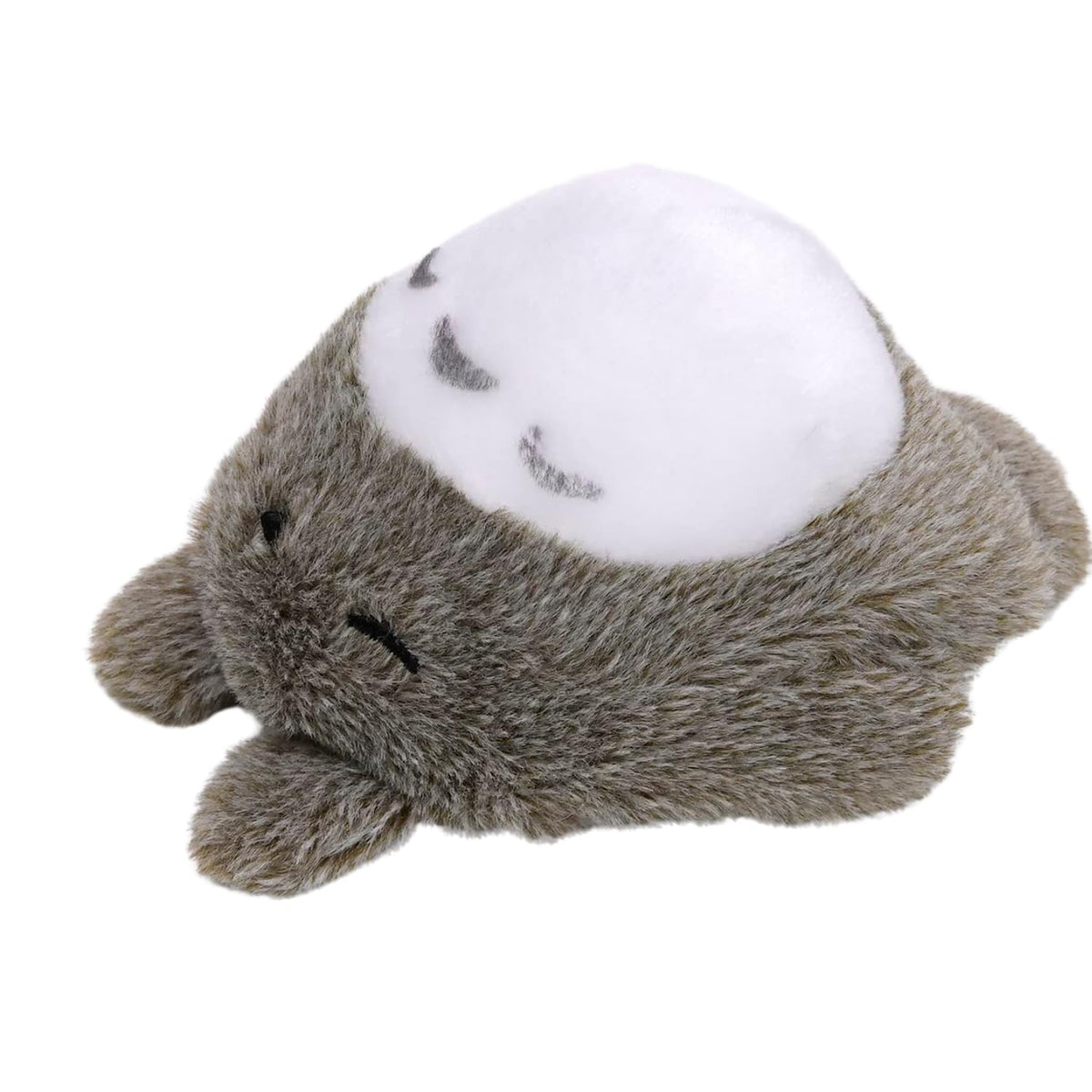 Studio Ghibli Totoro soft plush close-up highlighting tactile texture.