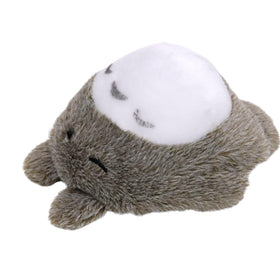 Studio Ghibli Totoro soft plush close-up highlighting tactile texture.