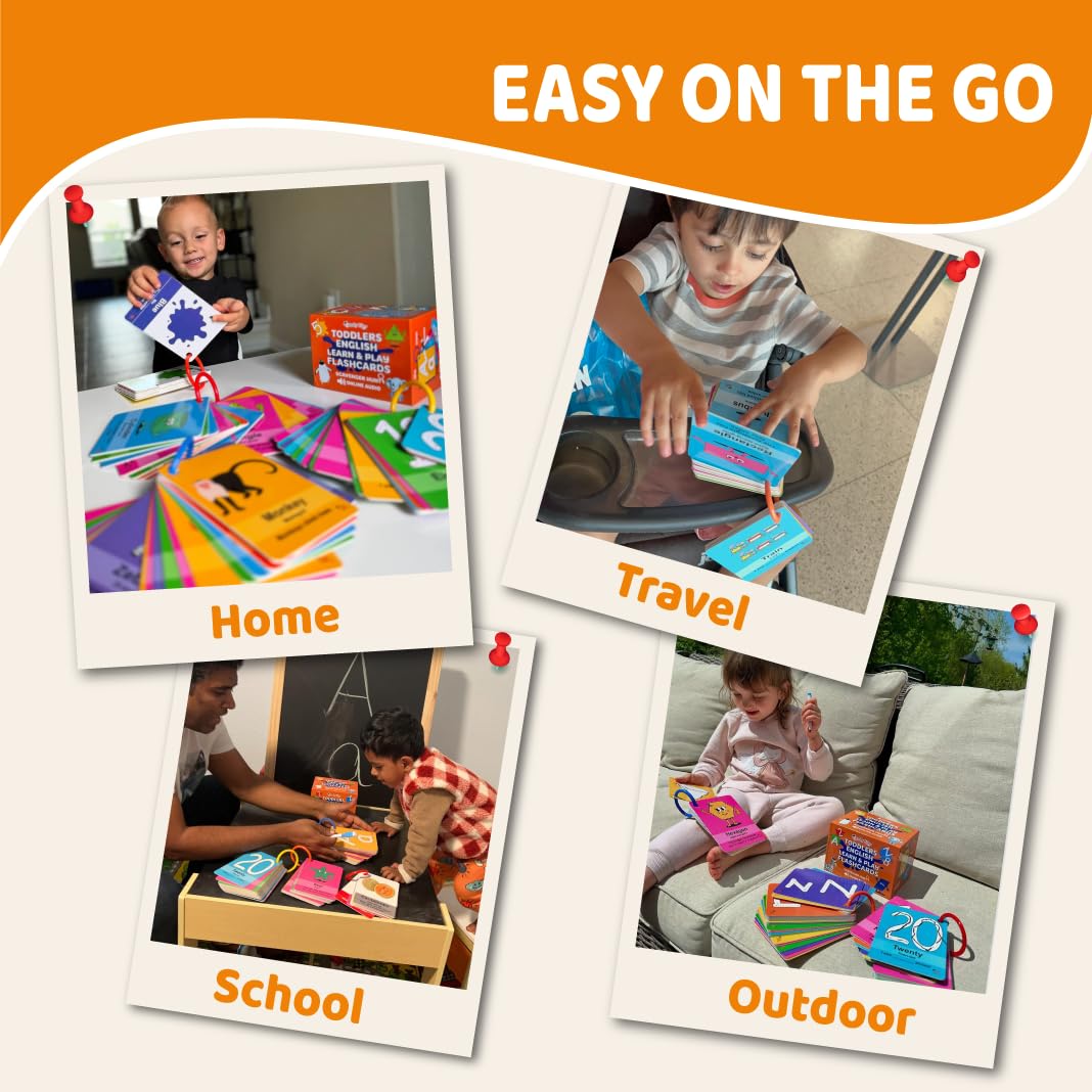 Study Key first words cards support vocabulary building during play