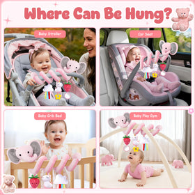 Removable fluffy tail option for enhanced safety during play