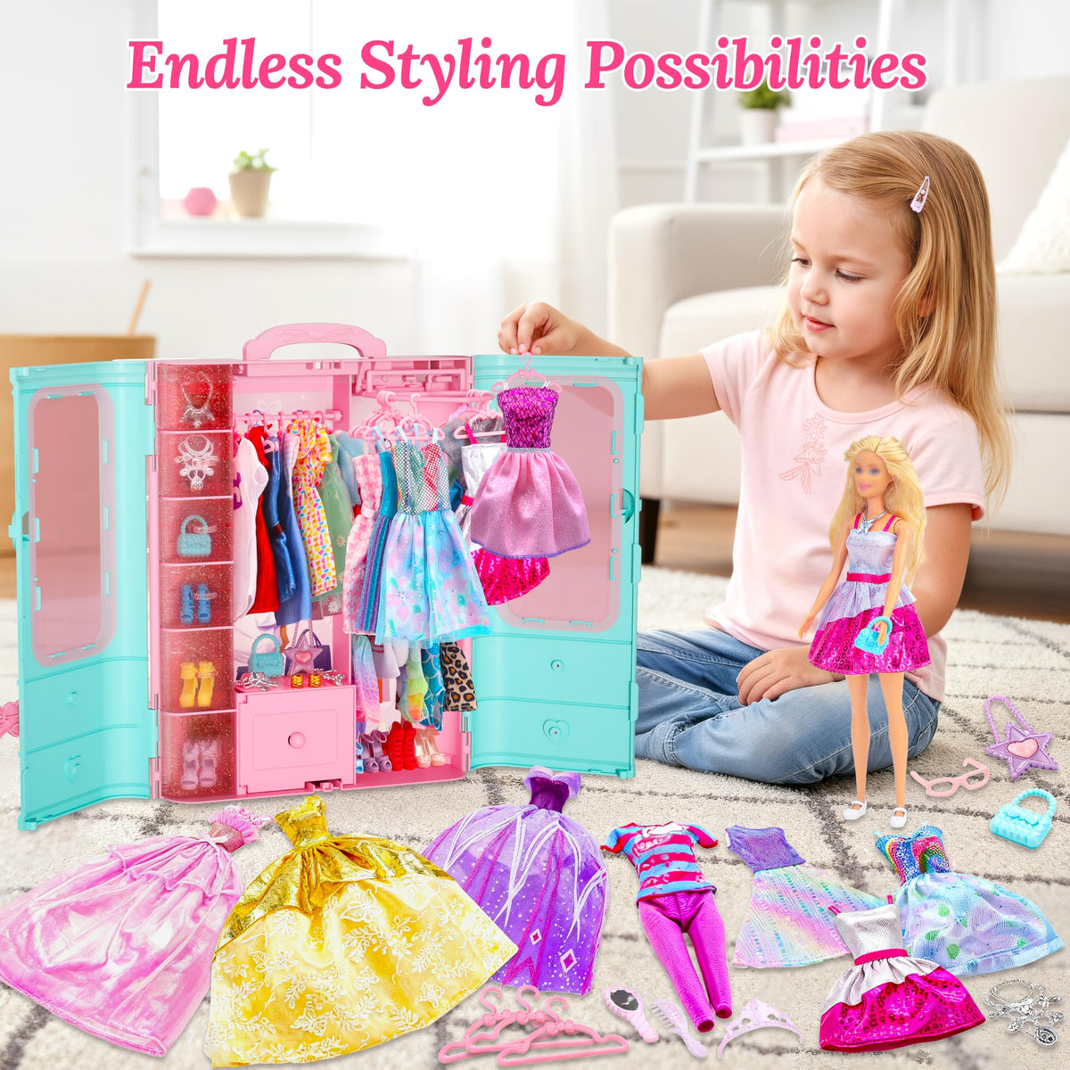Style Shine casual outfits encourage everyday doll styling stories.