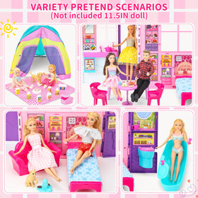Style Shine accessories kit including kitchen and dining pieces for imaginative play
