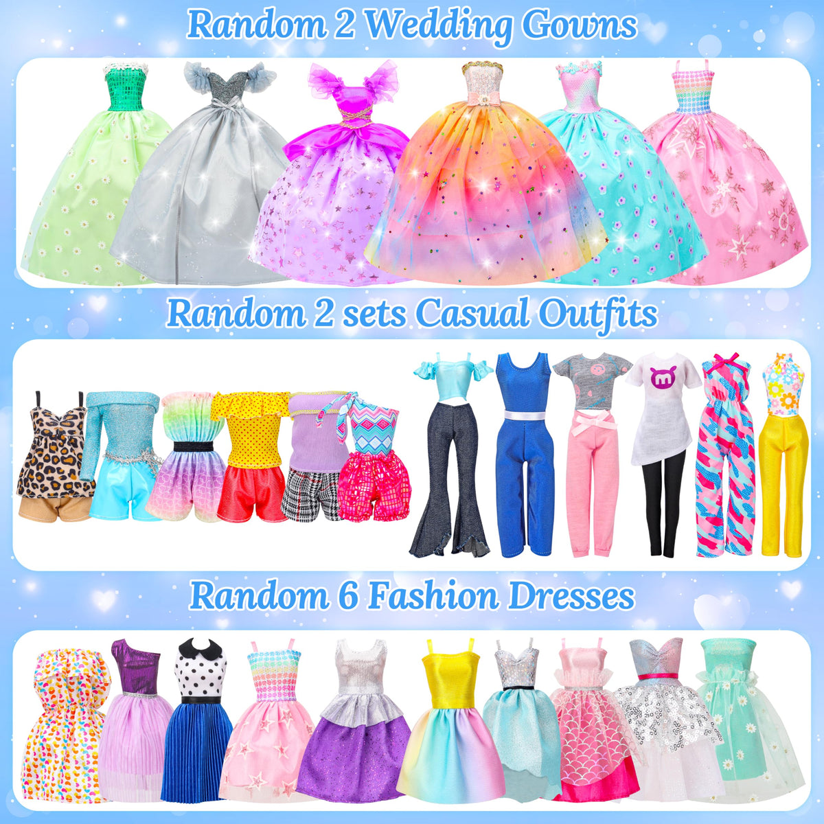 Style Shine wedding gown doll outfit offers elegant dress options for pretend weddings