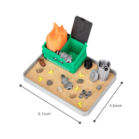 Stylor raccoon miniature figure adds playful character to your desk