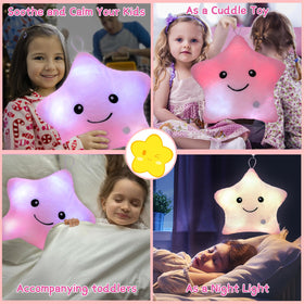 Subao night light star toy provides soothing glow without glare for kids