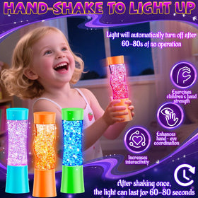 Subao sensory bottles with vibrant liquid fillings for soothing exploration
