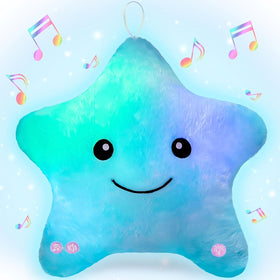 Subao twinkle star pillow glow offers gentle, calming light for quiet time