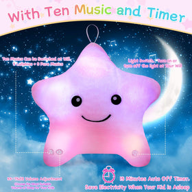 Subao Twinkle Star pillow soft-plush surface invites comforting hugs
