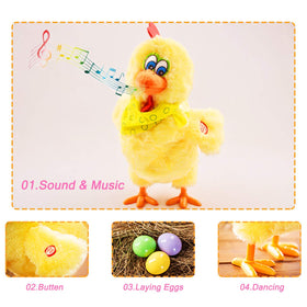 SuBleer plush chick dances and sings to entertain preschoolers.