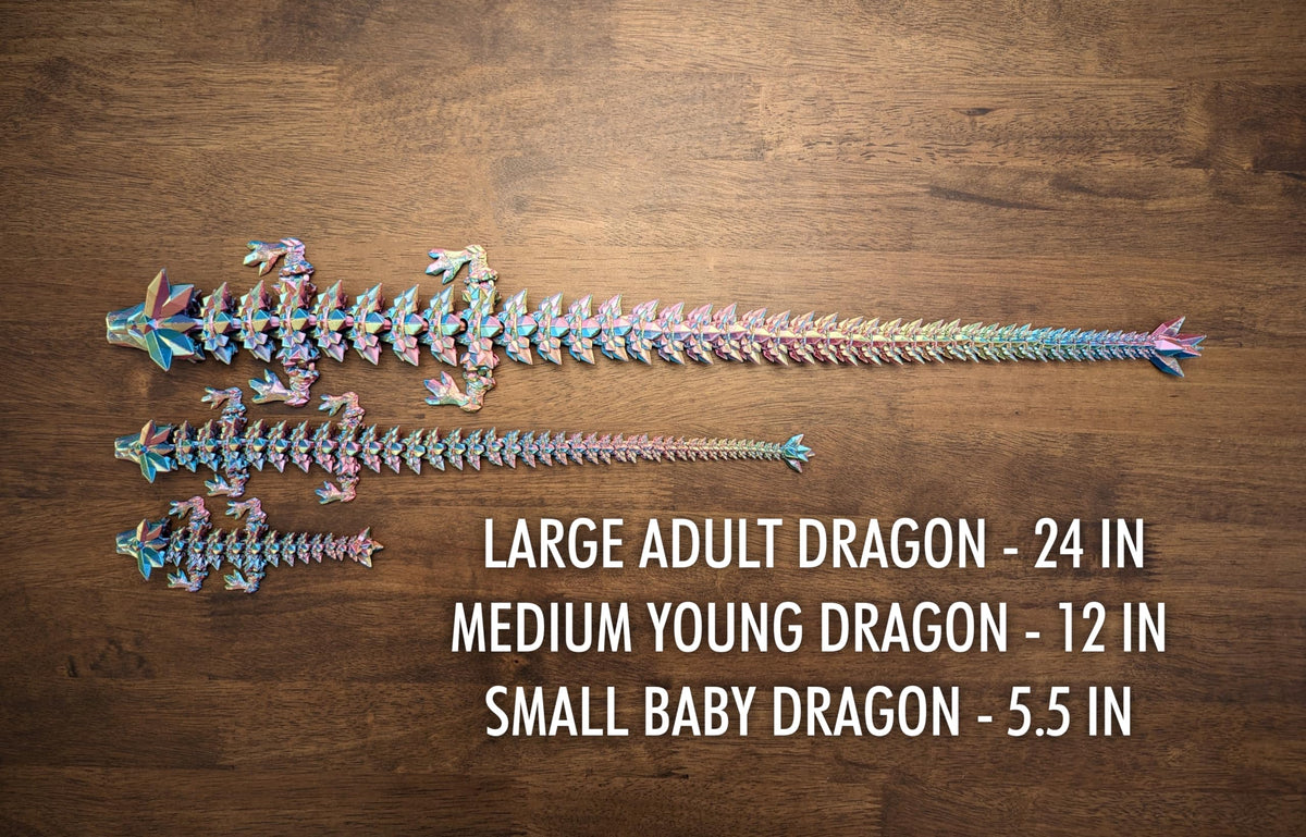 Subpoly Dragon 12-inch interlocked segments enable dynamic posing.
