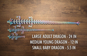 Subpoly Dragon 12-inch interlocked segments enable dynamic posing.
