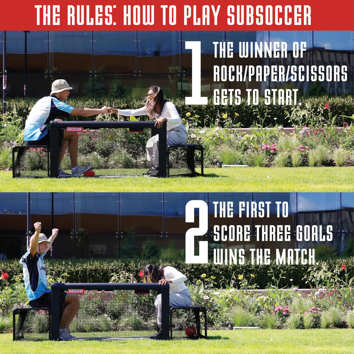SUBSOCCER S3 easy-assembly diagram for quick setup.