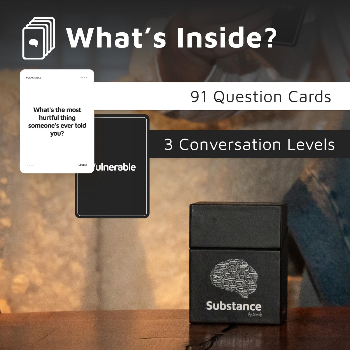 Substance card game mindset level card sparks reflection and dialogue.