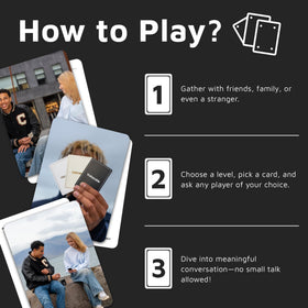 Substance card game playing table setup supports cozy group discussions.