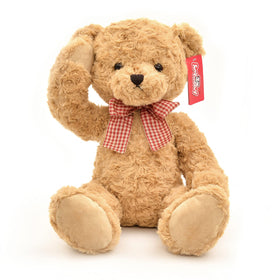 suepcuddly rose fur soft texture enhances gentle hugs and bedtime comfort