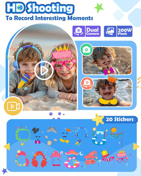 Capture photos and videos with Sueseip kids phone