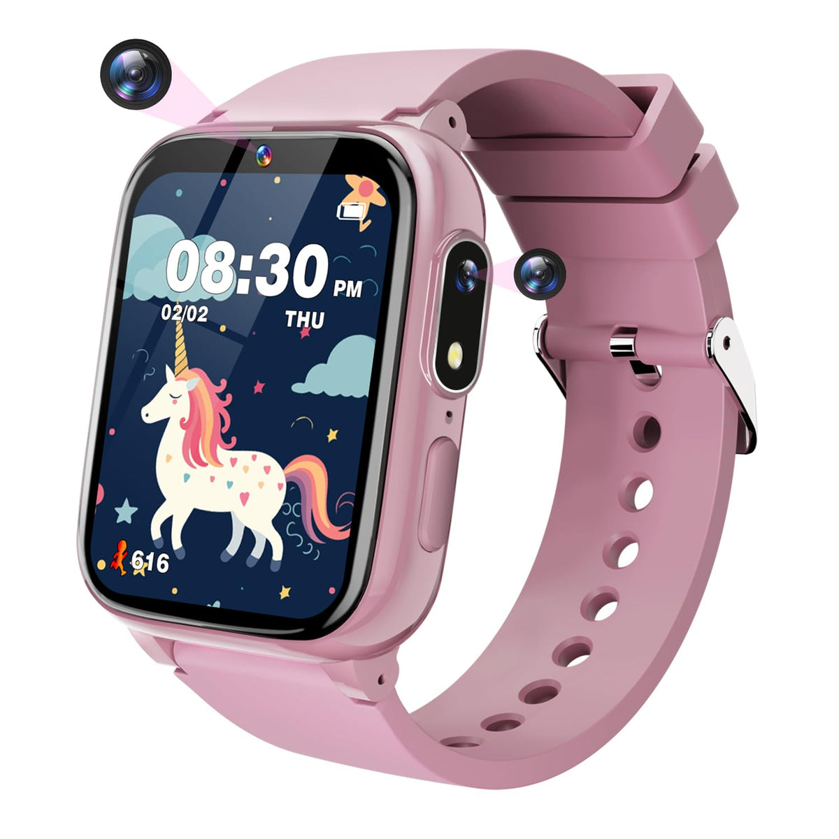 Sueseip Kids Smart Watch with 1.69-inch display for bright, kid-friendly viewing