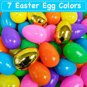 Sufuplay orange 2.4-inch Easter eggs enhancing festive hunts.