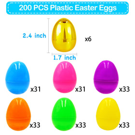 Sufuplay pink 2.4-inch Easter eggs ideal for classroom crafts.