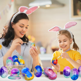 Sufuplay Easter Space Theme Eggs ideal for small hands and egg hunts.