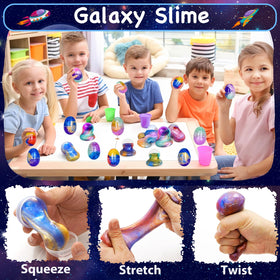 Sufuplay Unscented Slime Egg Colors—gentle on skin for sensitive children.