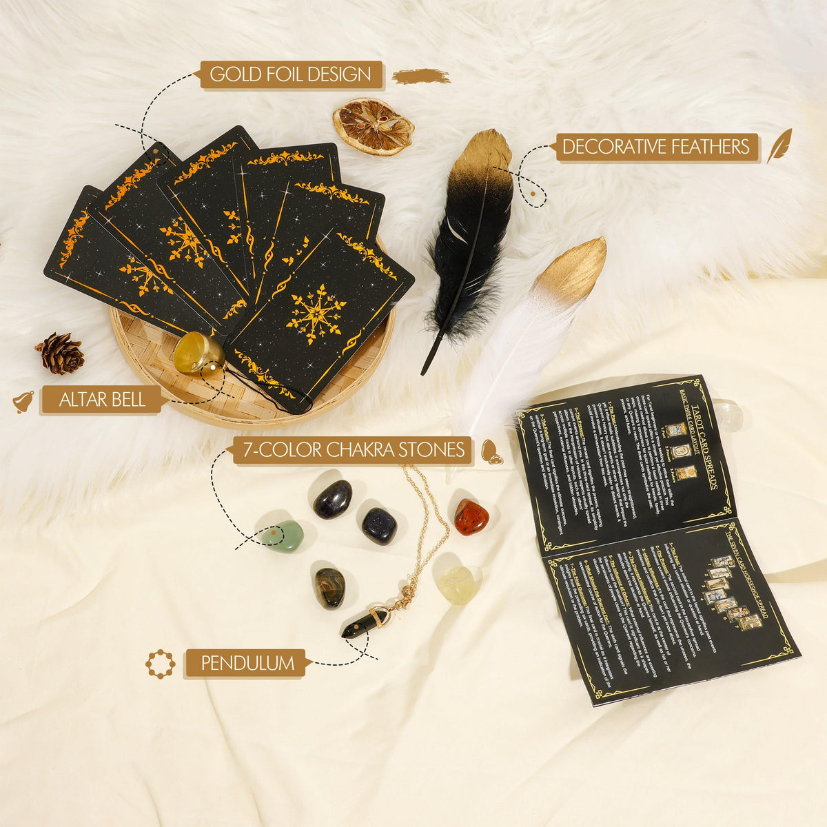 SUGEYA card stands organize spreads during readings