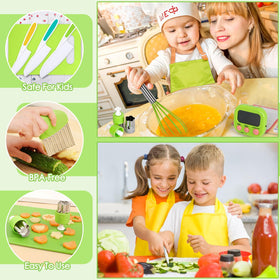 Suhctuptx measuring cups help kids learn fractions while baking.