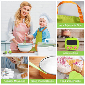 Suhctuptx nylon knives are kid-safe for safe cutting practice.