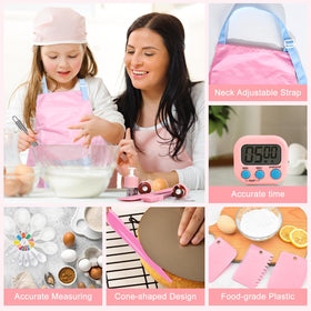 Suhctuptx kitchen timer helps manage steps with cheerful beeps.