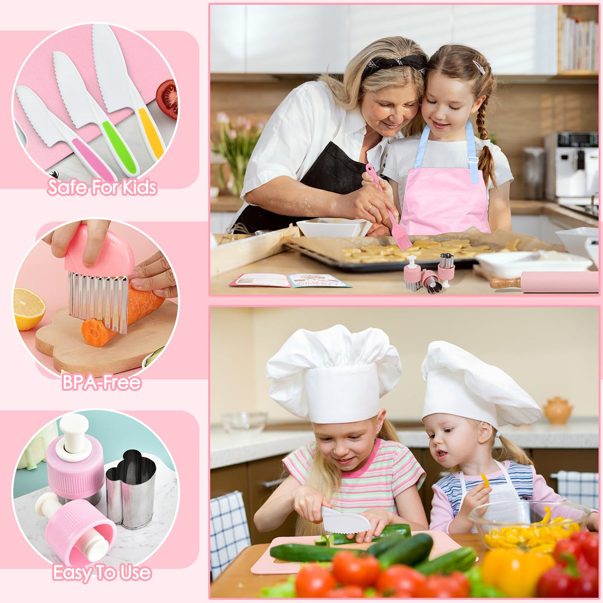 Suhctuptx waterproof apron protects clothes during tasty kitchen activities.