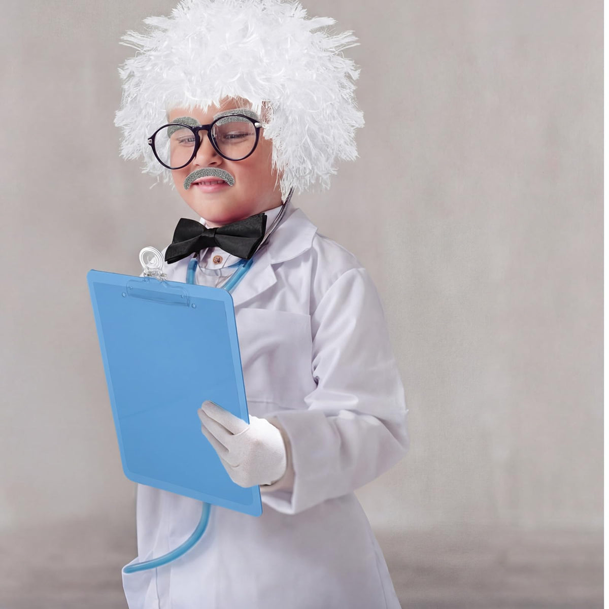 Suhine scientist lab coat costume, authentic lab look for classroom role-play