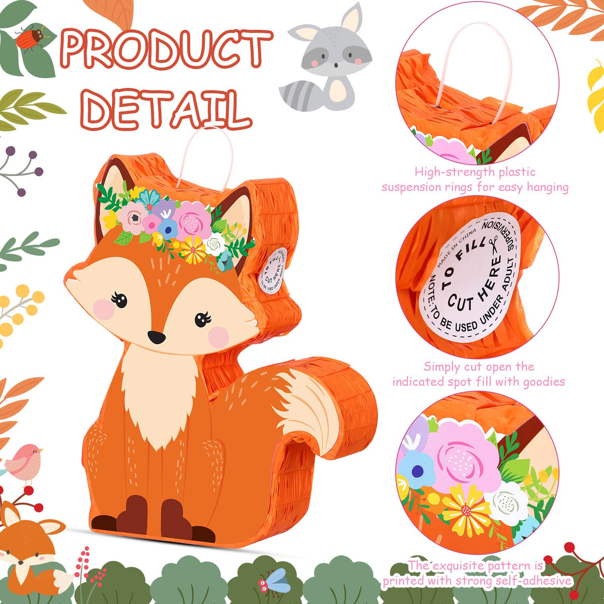 Suilung batting stick woodland theme for interactive party games.