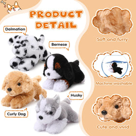 Suilung Dalmatian-style plush toy with bright spots and soft fabric for cozy moments