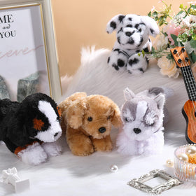 Suilung dog plush displayed as a soft decor piece and comforting presence