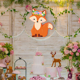 Suilung fox pinata decoration display showcasing woodland charm.