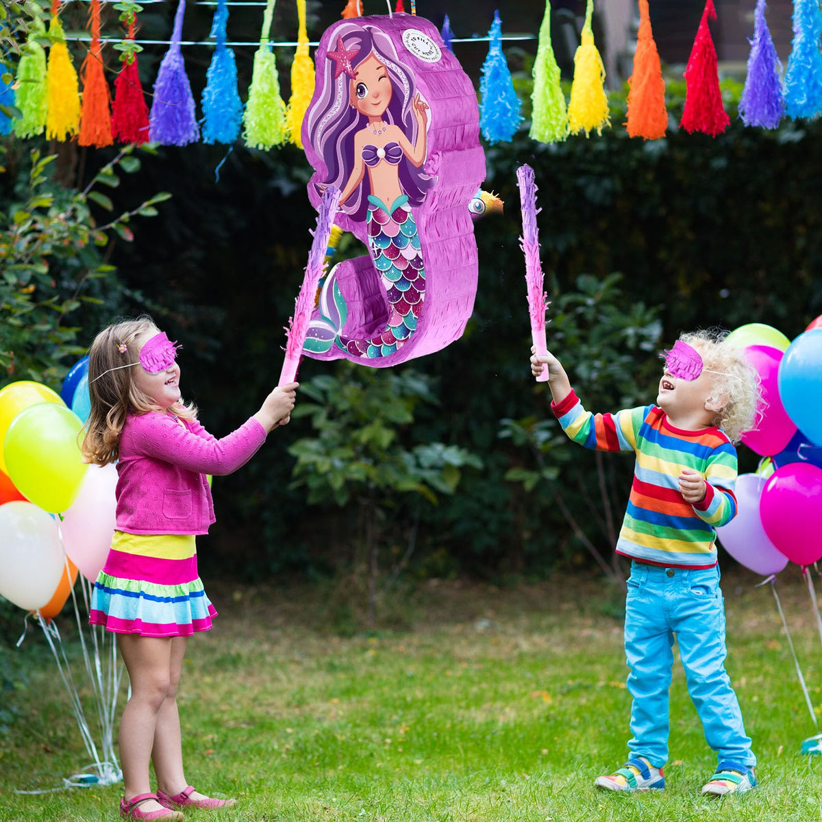Suilung Mermaid Pinata Inside Corrugated design boosts durability