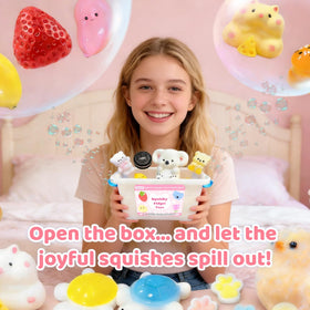 SUISUILE storage box keeps all squishies tidy and portable.