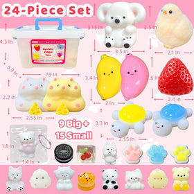SUISUILE strawberry squishy with vibrant finish for tactile play.