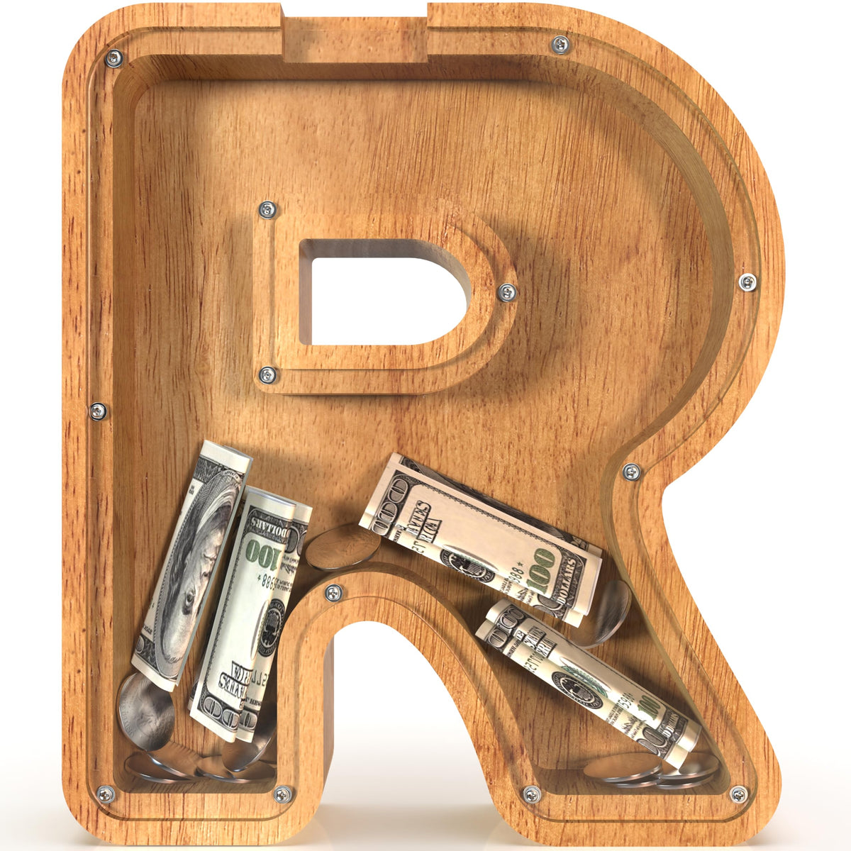 Sulevalt alphabet letter bank emphasizes decorative letters for savings.