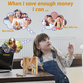 Sulevalt space-saving wooden bank for desks and shelves.
