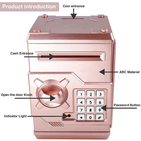 Suliper Piggy Bank top coin slot for quick savings and access practice
