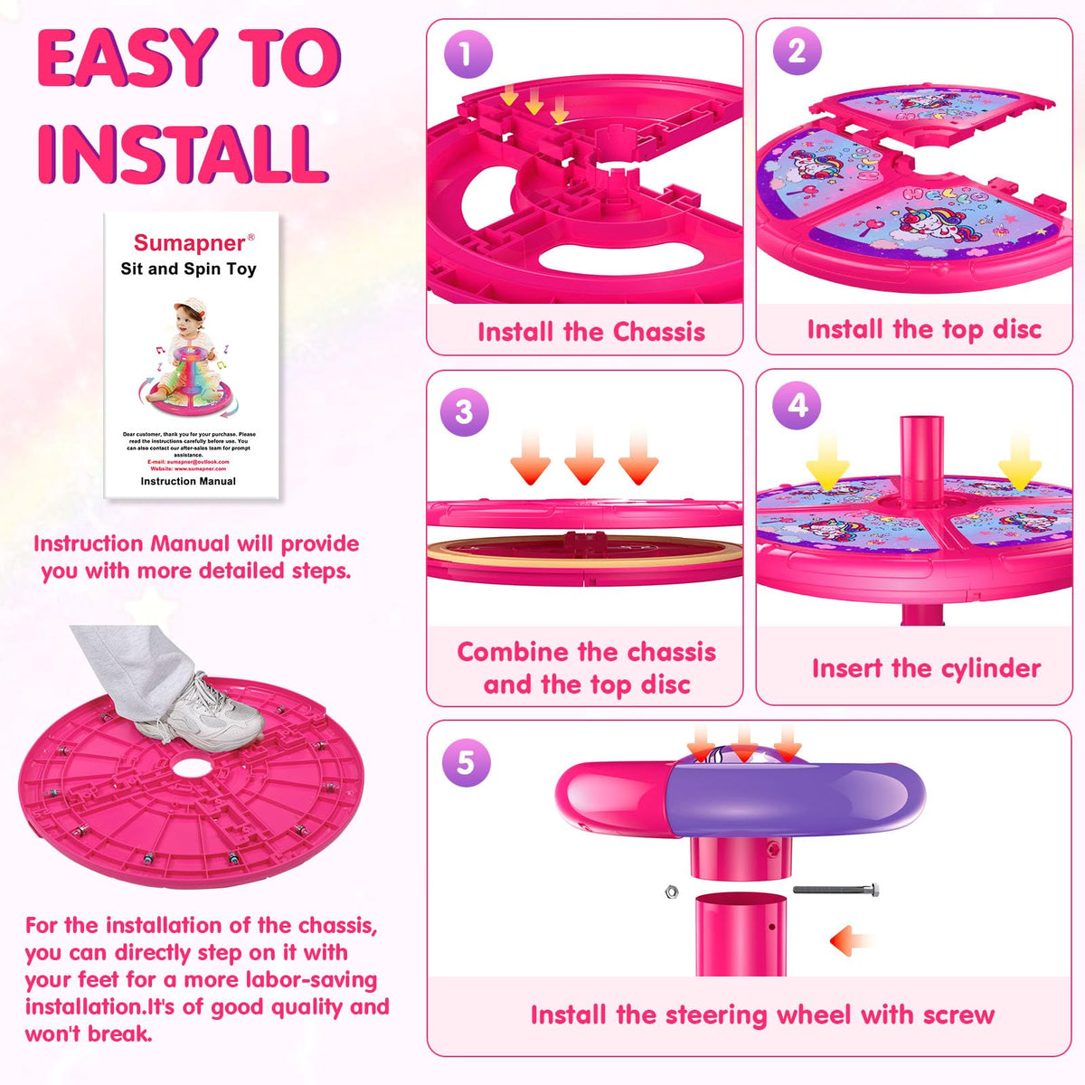 Sumapner Gift-ready packaging makes this unicorn toy a thoughtful stocking stuffer