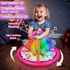 Sumapner Unicorn-themed lights and music encourage imaginative play and discovery